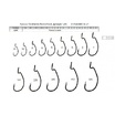 Офсетные крючки Волжанка Worm Hook черный №1 10шт