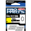 Заводные кольца Owner Oval Split Ring №3 24кг 20шт