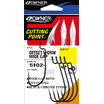 Офсетные крючки Owner Offset Shank Wide Gap BC черный №1/0 6шт