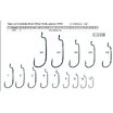 Офсетные крючки Волжанка Worm Offset Hook черный №2 10шт