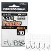 Одинарные крючки Cobra Pro Feeder F501 черный №4 10шт