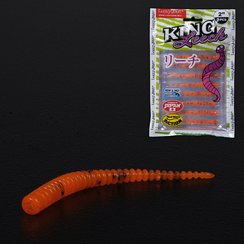 Силиконовые приманки Lucky John King Leech 2.0" 50.8мм 036 9шт