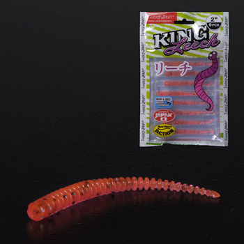 Силиконовые приманки Lucky John King Leech 2.0" 50.8мм 052 9шт