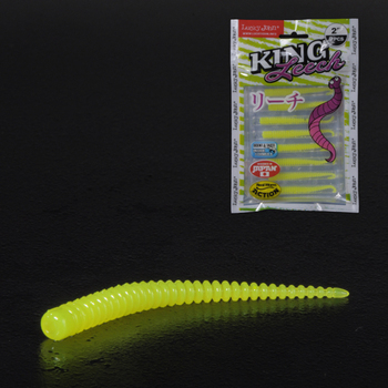 Силиконовые приманки Lucky John King Leech 2.0" 50.8мм 101 9шт