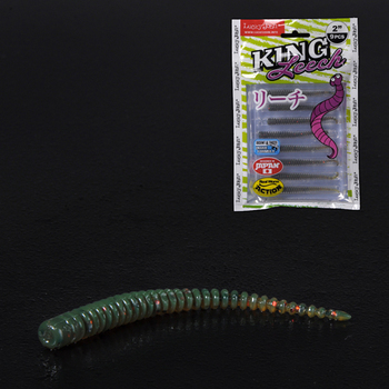 Силиконовые приманки Lucky John King Leech 2.0" 50.8мм PA16 9шт