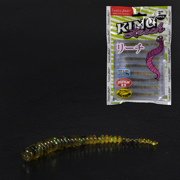 Силиконовые приманки Lucky John King Leech 2.0" 50.8мм PA19 9шт