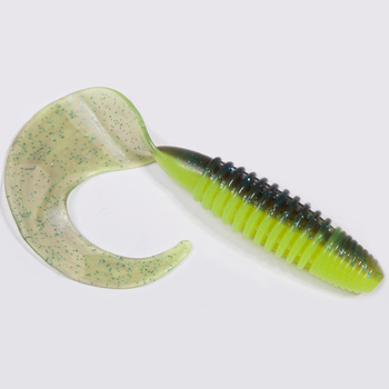 Силиконовые приманки Lucky John Crusher Grub 4.5" 114мм T53 4шт