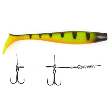 Силиконовая приманка Lucky John Giant Kubira Swim Shad 10.3" 260мм PG14 1шт +Stinger XL