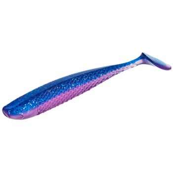 Силиконовые приманки Lucky John Slick Shad Paddle 4.5" 114мм Z18 4шт