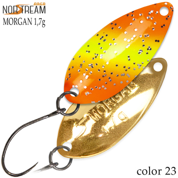Колеблющаяся блесна Norstream Morgan 27мм 1.7гр 23 NA-MO17-23