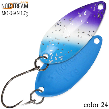 Колеблющаяся блесна Norstream Morgan 27мм 1.7гр 24 NA-MO17-24