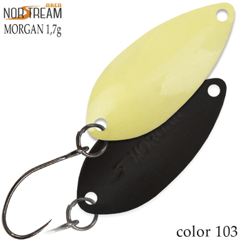 Колеблющаяся блесна Norstream Morgan 27мм 1.7гр 103 NA-MO17-103