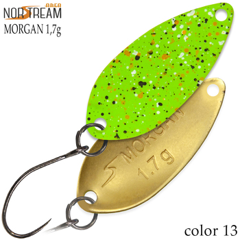 Колеблющаяся блесна Norstream Morgan 27мм 1.7гр 13M NA-MO17-13M