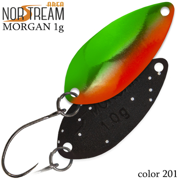 Колеблющаяся блесна Norstream Morgan 27мм 1.7гр 201 NA-MO17-201