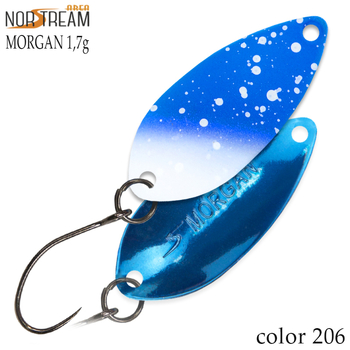 Колеблющаяся блесна Norstream Morgan 27мм 1.7гр 206 NA-MO17-206