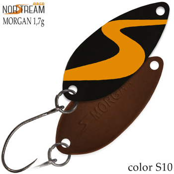 Колеблющаяся блесна Norstream Morgan 27мм 1.7гр S10 NA-MO17-S10