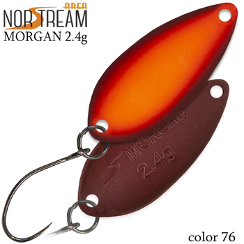 Колеблющаяся блесна Norstream Morgan 29мм 2.4гр 76 NA-MO24-76