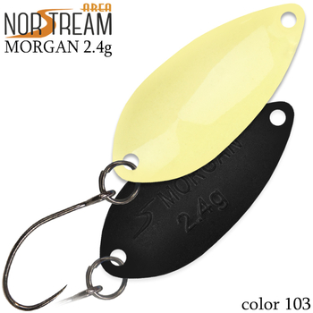 Колеблющаяся блесна Norstream Morgan 29мм 2.4гр 103 NA-MO24-103