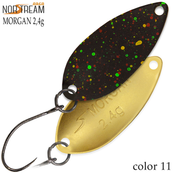 Колеблющаяся блесна Norstream Morgan 29мм 2.4гр 11M NA-MO24-11M