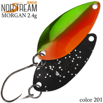 Колеблющаяся блесна Norstream Morgan 29мм 2.4гр 201 NA-MO24-201