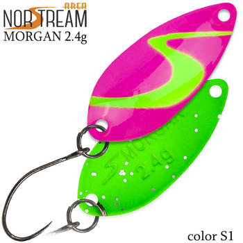 Колеблющаяся блесна Norstream Morgan 29мм 2.4гр S1 NA-MO24-S1