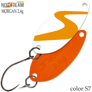 Колеблющаяся блесна Norstream Morgan 29мм 2.4гр S7 NA-MO24-S7