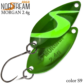 Колеблющаяся блесна Norstream Morgan 29мм 2.4гр S9 NA-MO24-S9