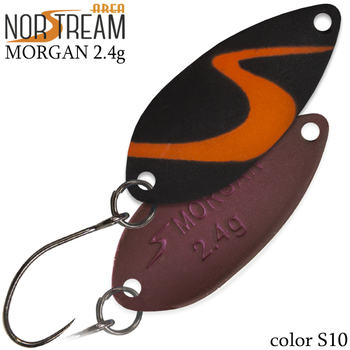 Колеблющаяся блесна Norstream Morgan 29мм 2.4гр S10 NA-MO24-S10
