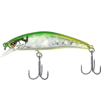 Воблер Jackall Timon Tricoroll Ryushin 53HW 53мм 4.5гр flash green back