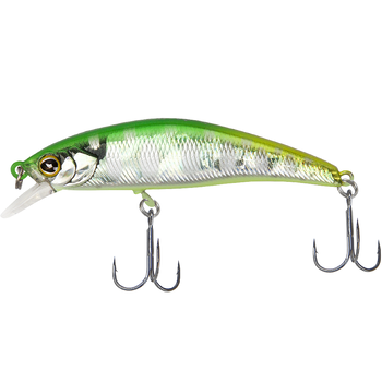 Воблер Jackall Timon Tricoroll Ryushin 63HW 63мм 6.7гр flash green back