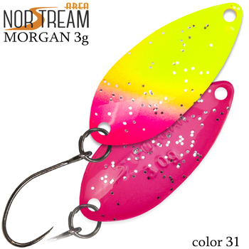 Колеблющаяся блесна Norstream Morgan 32мм 3гр 31 NA-MO30-31