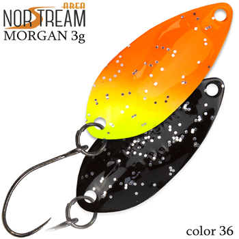 Колеблющаяся блесна Norstream Morgan 32мм 3гр 36 NA-MO30-36