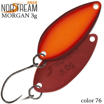 Колеблющаяся блесна Norstream Morgan 32мм 3гр 76 NA-MO30-76