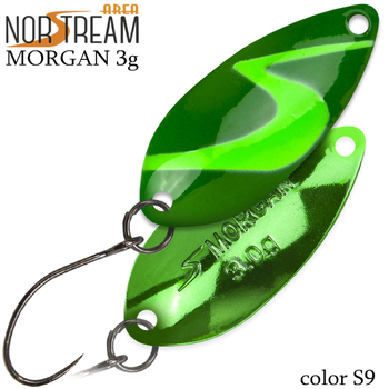 Колеблющаяся блесна Norstream Morgan 32мм 3гр S9 NA-MO30-S9