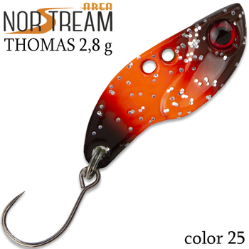 Колеблющаяся блесна Norstream Thomas 30мм 2.8гр 25 NA-TO28-25