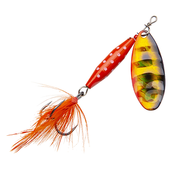 Вращающаяся блесна Abu Garcia Reflex White LF 12гр #Firetiger