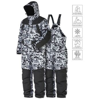 Костюм для зимней рыбалки Norfin Explorer 2 Camo р. M 48-50