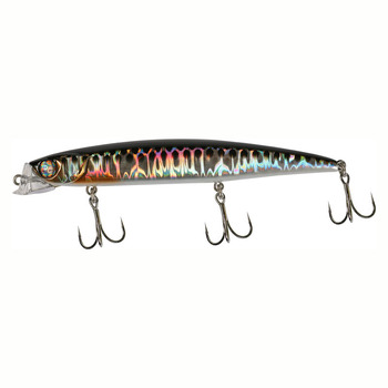 Воблер Jackall Rada Minnow 114 114мм 17гр hl silver & black