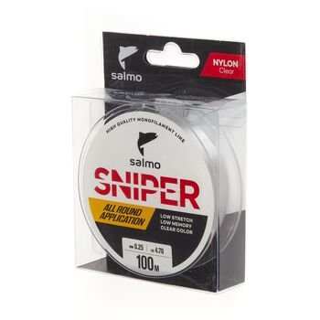 Леска Salmo Sniper 100м 0.25мм 4.70кг Clear