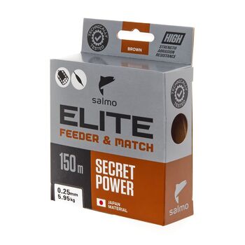 Леска Salmo Elite Feeder & Match 150м 0.25мм 5.95кг коричневый