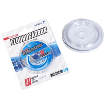 Зимний флюорокарбон Salmo Fluorocarbon 30м 0.10мм 1.05кг прозрачный