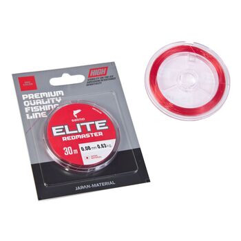Зимняя леска Salmo Elite Redmaster 30м 0.08мм 0.63кг красный