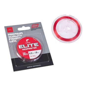 Зимняя леска Salmo Elite Redmaster 30м 0.12мм 1.20кг красный