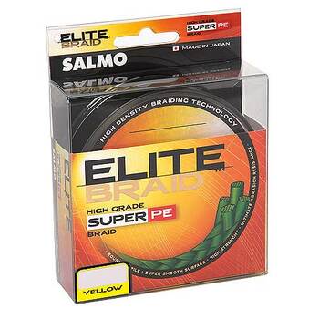 Плетеный шнур Salmo Elite Braid 125м 0.50мм 55.4кг Yellow