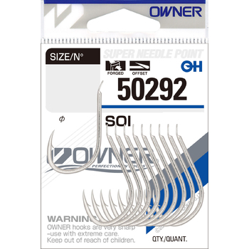 Одинарные крючки Owner 50292 Soi nickel Nickel №5/0 10шт