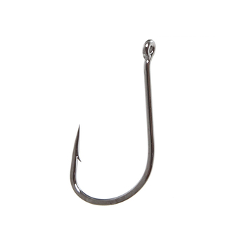 Одинарные крючки Owner 50922 Pin Hook Black Chrome №6 8шт