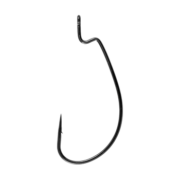 Офсетные крючки Owner  J - Light Worm Hook BC черный №2/0 6шт