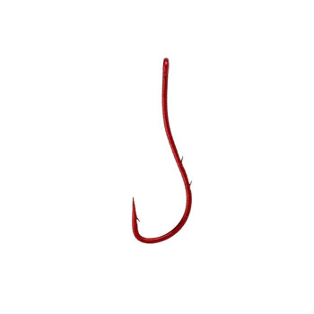 Одинарные крючки Owner 53118 Worm SP-BH bloody red Bloody red №8 7шт