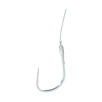 Одинарные крючки с поводками Owner RL-238 White №3 10шт