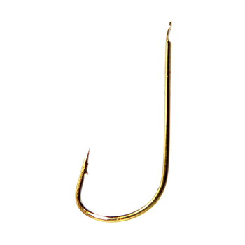 Одинарные крючки с поводками Owner RL-284 Gold №14 10шт